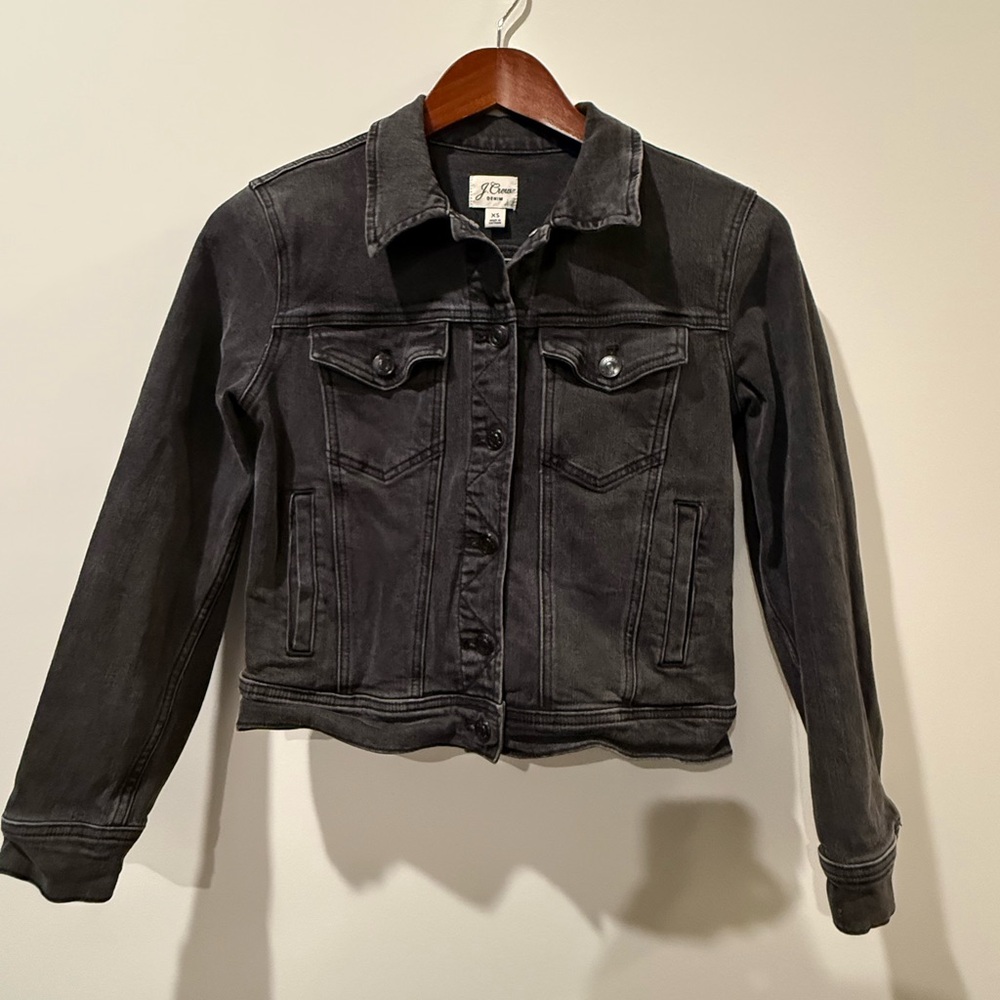 J. Crew Charcoal Jean Jacket Size XS